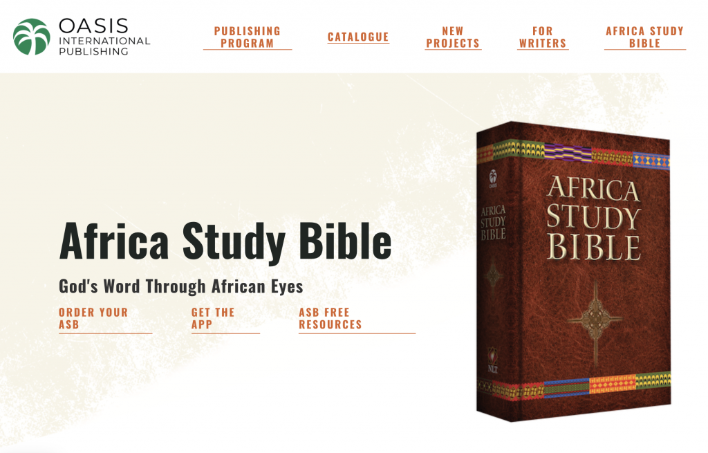 Africa Study Bible - For All Things Bible