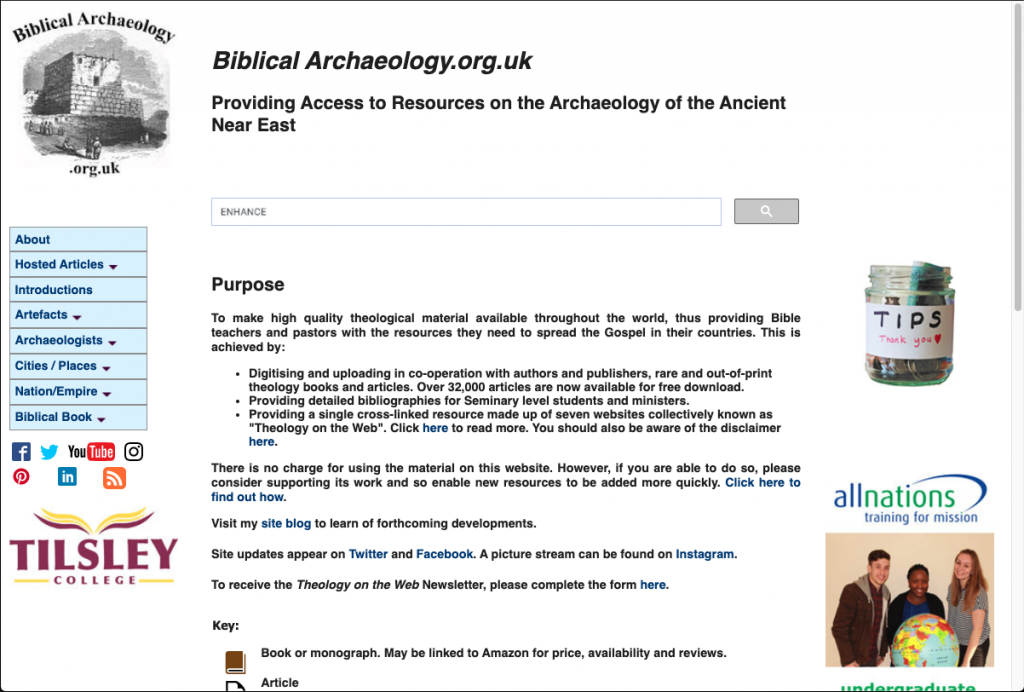 Biblical Archaeology For All Things Bible