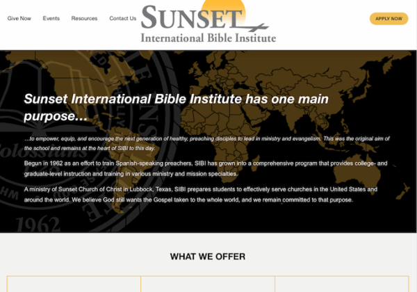 sunset.bible