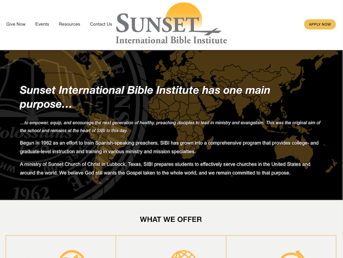 sunset.bible
